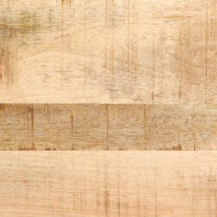 Nachtkastje 2 st 37x32x50 cm massief hout ruw mangohout