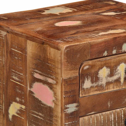 Nachtkastje 2 st 37x32x50 cm massief gerecycled hout