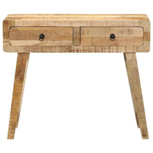 Wandtafel 90X32X75 Cm Massief ruw mangohout