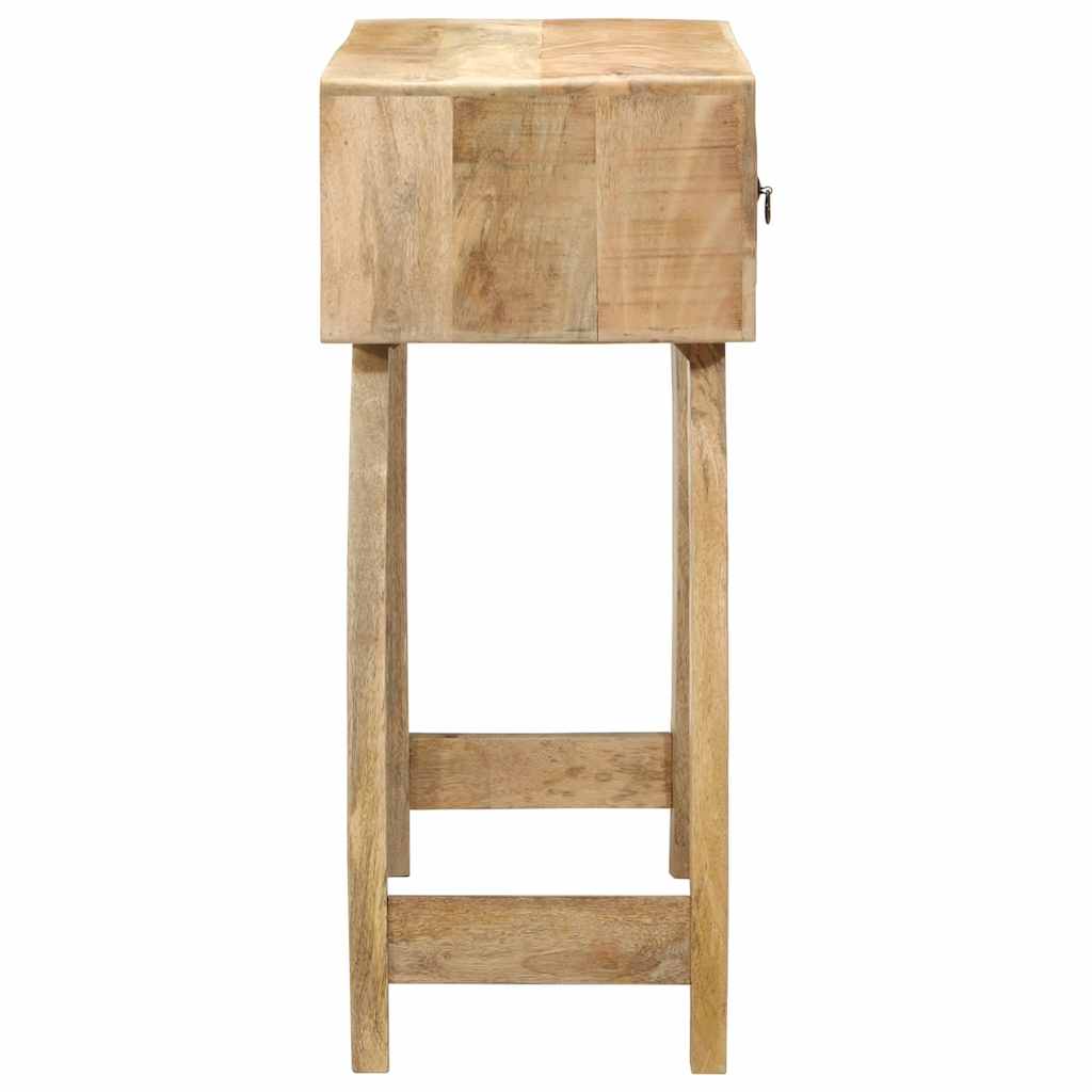 Wandtafel 90X32X75 Cm Massief ruw mangohout