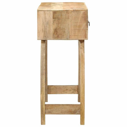Wandtafel 90X32X75 Cm Massief ruw mangohout
