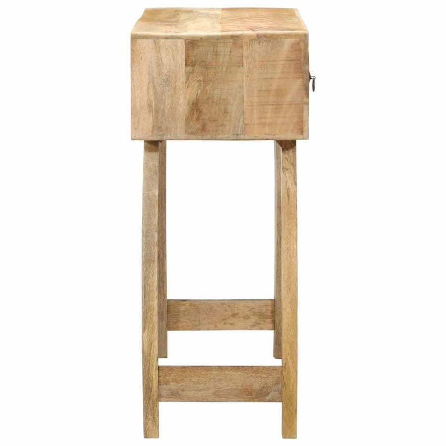 Wandtafel 90X32X75 Cm Massief ruw mangohout
