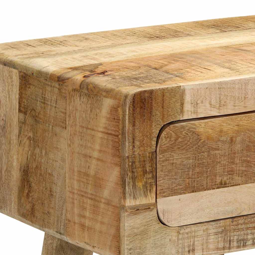 Wandtafel 90X32X75 Cm Massief ruw mangohout