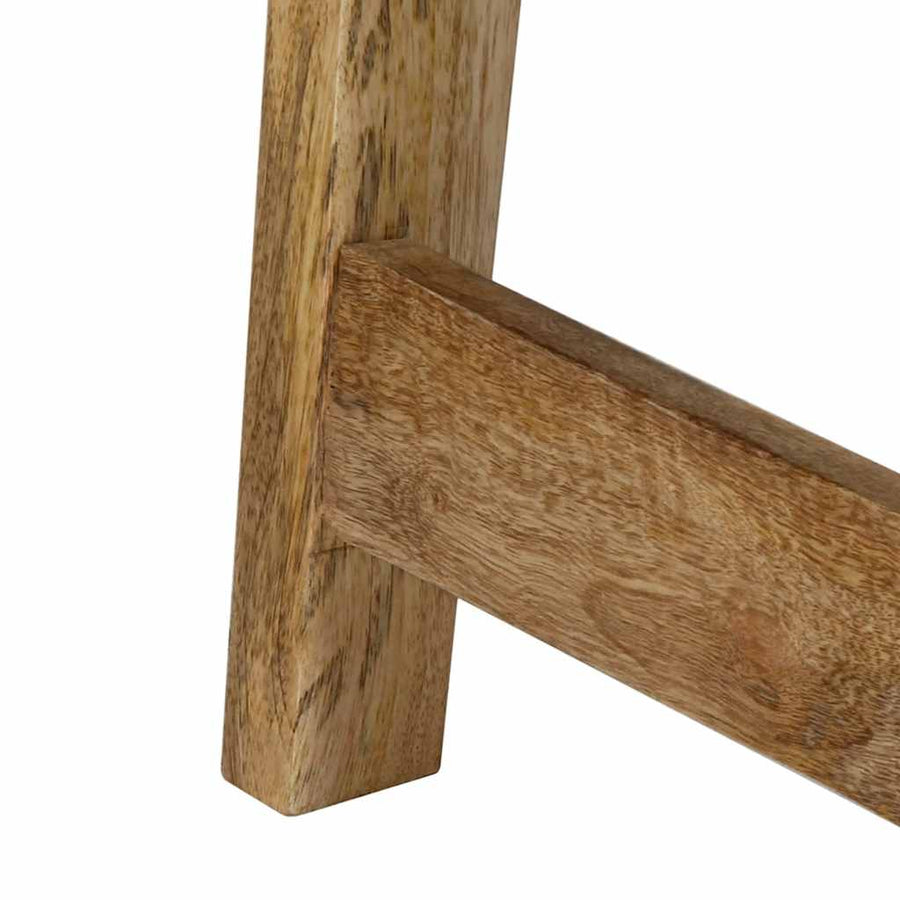 Wandtafel 90X32X75 Cm Massief ruw mangohout
