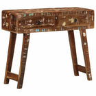 Console table 90x32x75 cm solid reclaimed wood