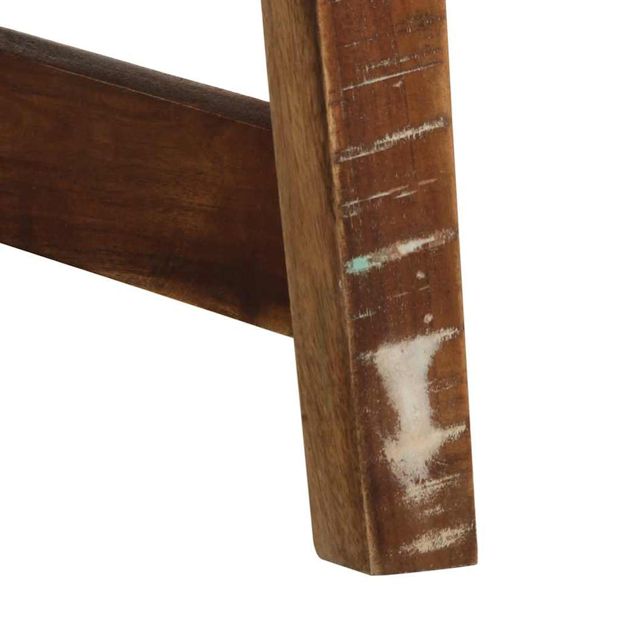 Wandtafel 90x32x75 cm massief gerecycled hout