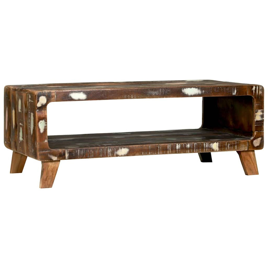Salontafel Multikleur 90 x 50 x 35 cm Massief Gerecycled Hout