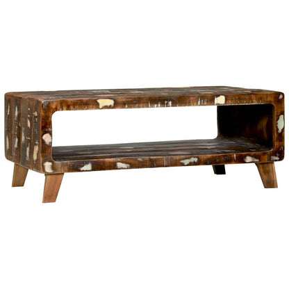 Salontafel Multikleur 90 x 50 x 35 cm Massief Gerecycled Hout