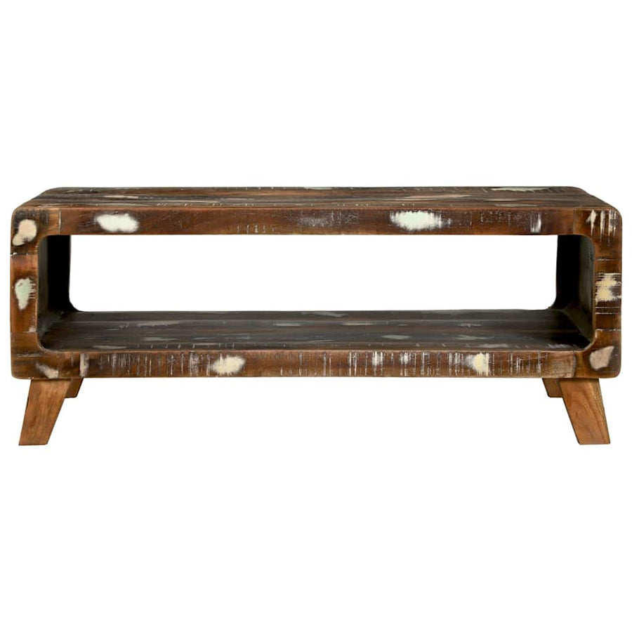 Salontafel Multikleur 90 x 50 x 35 cm Massief Gerecycled Hout