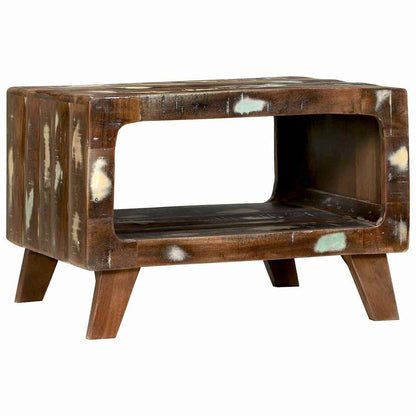 Salontafel Multikleur 50 x 50 x 35 cm Massief Gerecycled Hout