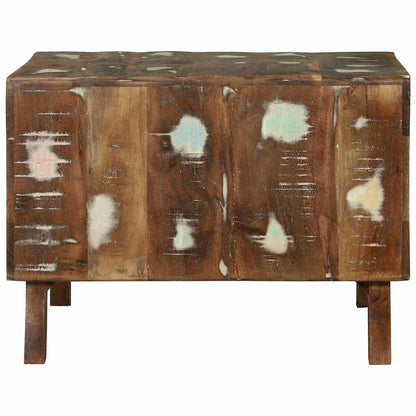 Salontafel Multikleur 50 x 50 x 35 cm Massief Gerecycled Hout