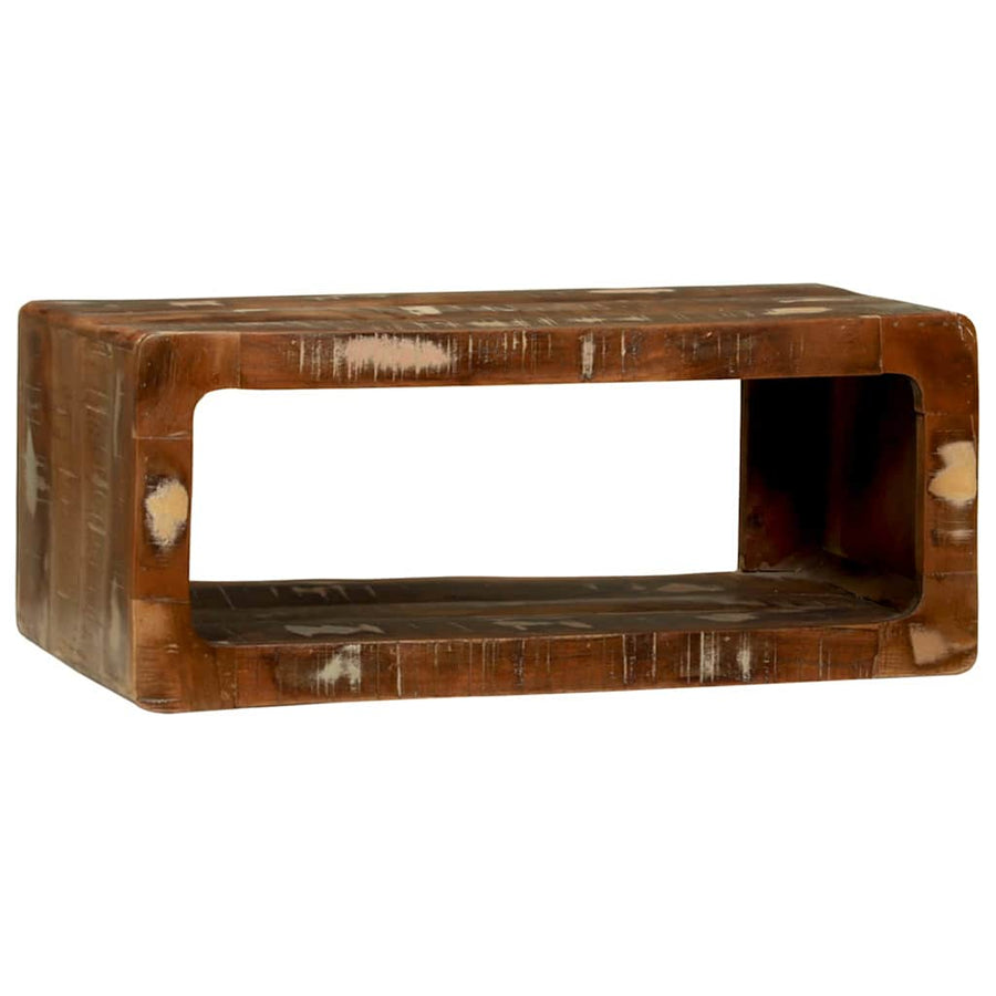 TV-kast Multikleur 60 x 30 x 25 cm Massief gerecycled hout