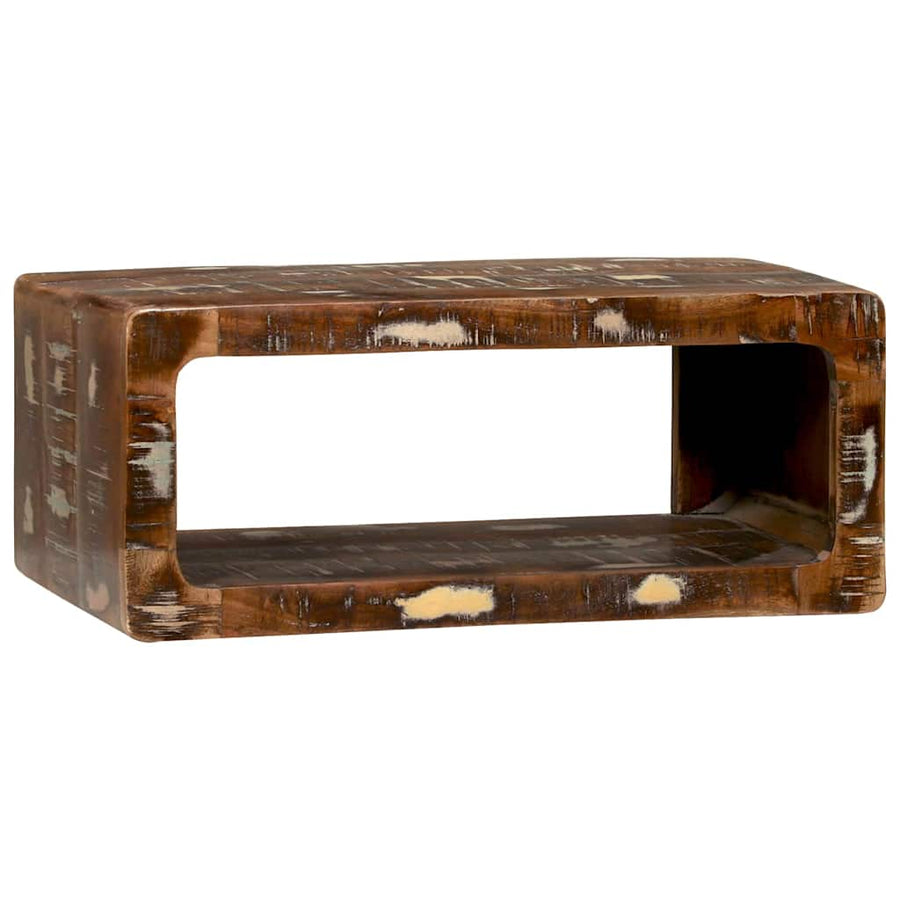 TV-kast Multikleur 60 x 30 x 25 cm Massief gerecycled hout