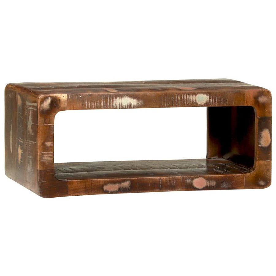 TV-kast Multikleur 60 x 30 x 25 cm Massief gerecycled hout
