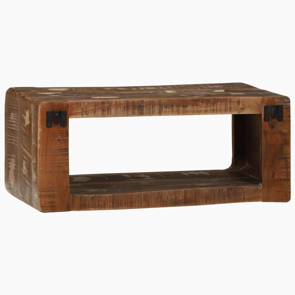 TV-kast Multikleur 60 x 30 x 25 cm Massief gerecycled hout