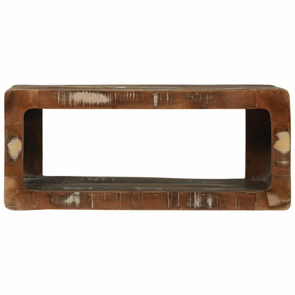 TV-kast Multikleur 60 x 30 x 25 cm Massief gerecycled hout