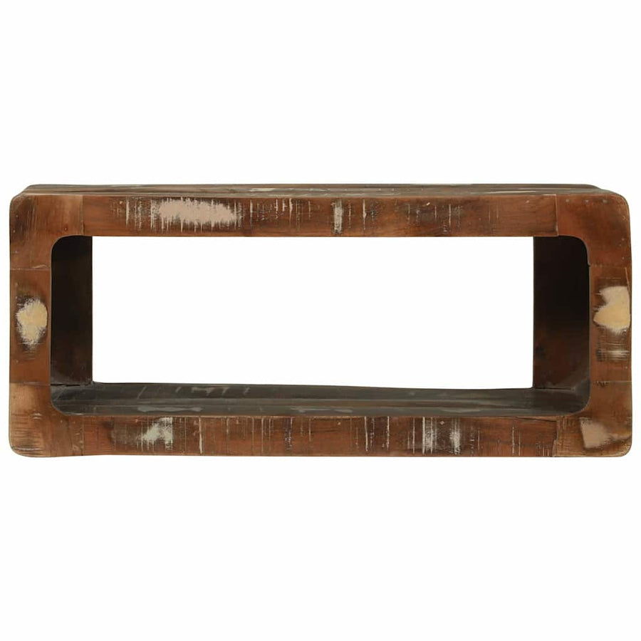 TV-kast Multikleur 60 x 30 x 25 cm Massief gerecycled hout