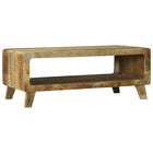 Salontafel massief mango hout 90x50x35 cm bruin