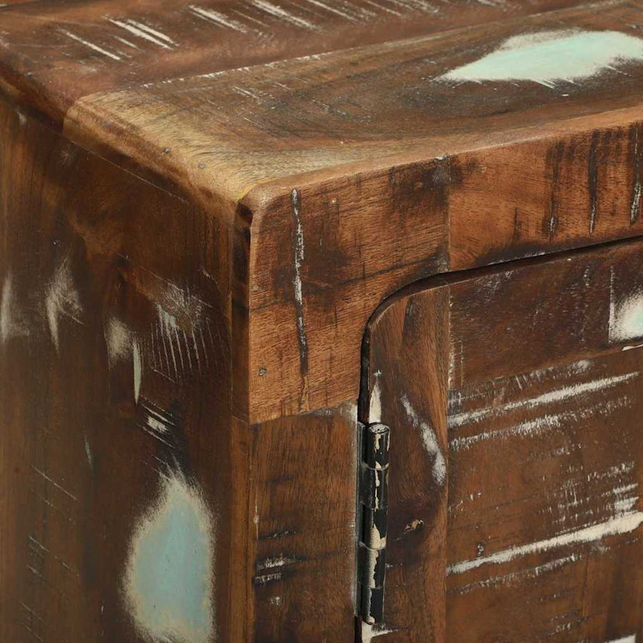 Salontafel Multikleur 80 x 54 x 45 cm Massief Gerecycled Hout