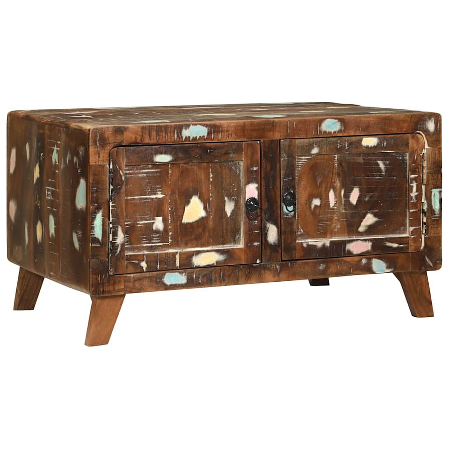 Salontafel Multikleur 80 x 54 x 45 cm Massief Gerecycled Hout