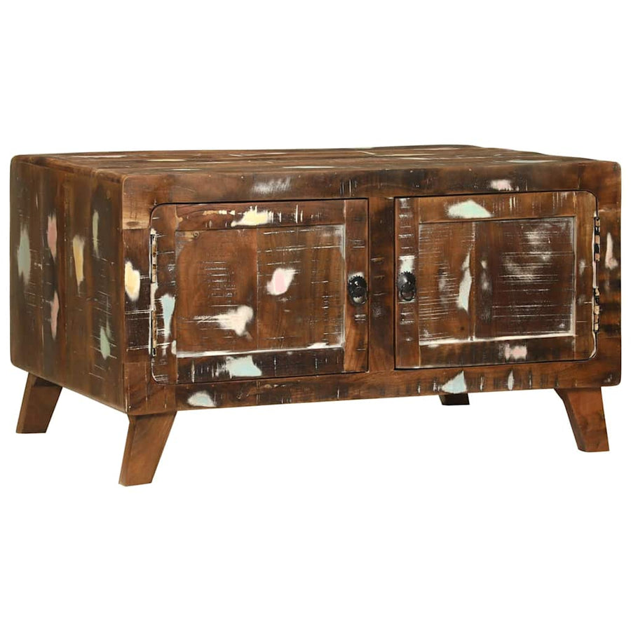 Salontafel Multikleur 80 x 54 x 45 cm Massief Gerecycled Hout