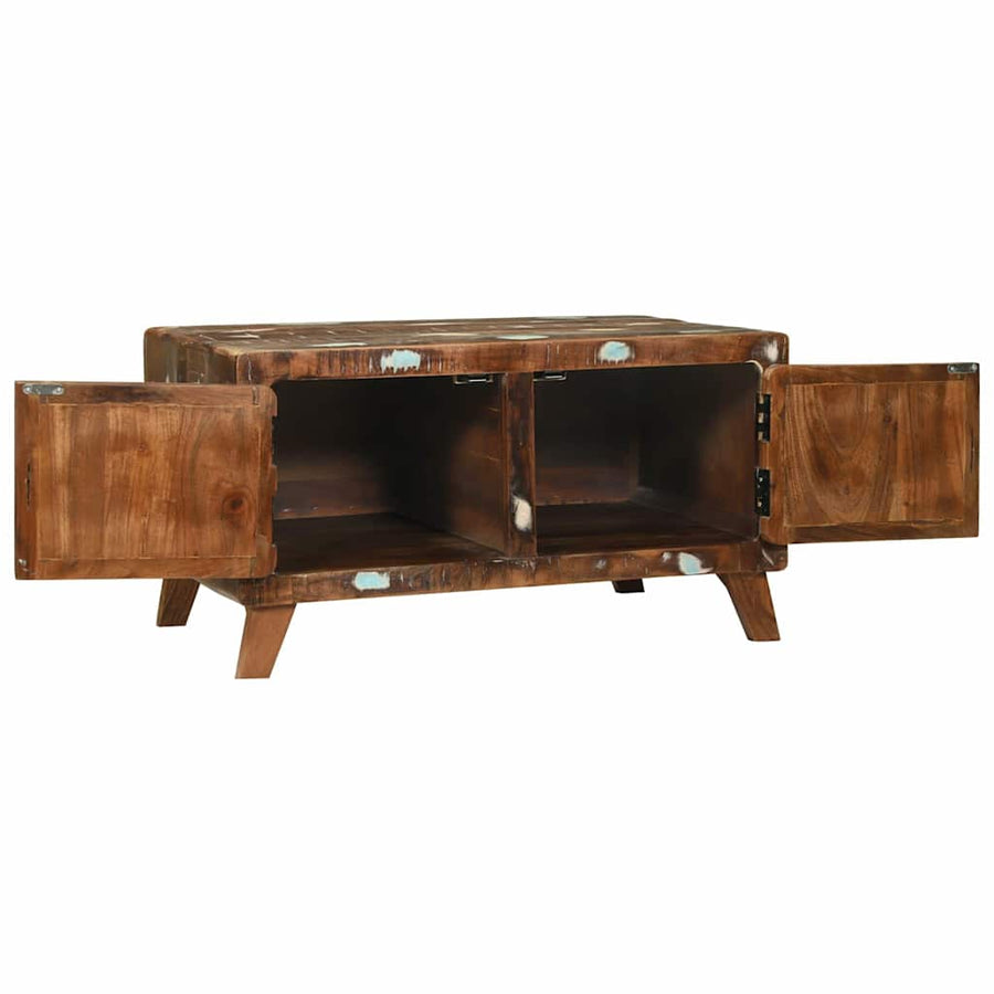 Salontafel Multikleur 80 x 54 x 45 cm Massief Gerecycled Hout