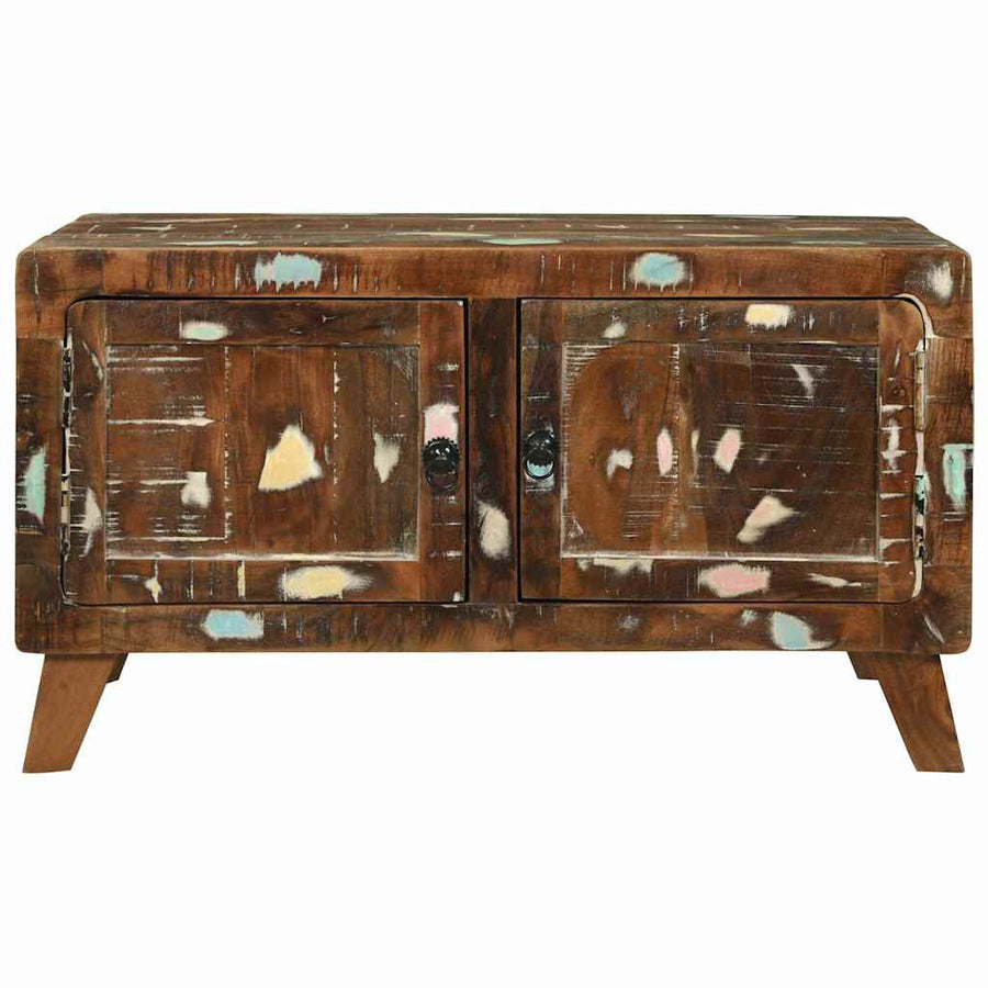 Salontafel Multikleur 80 x 54 x 45 cm Massief Gerecycled Hout