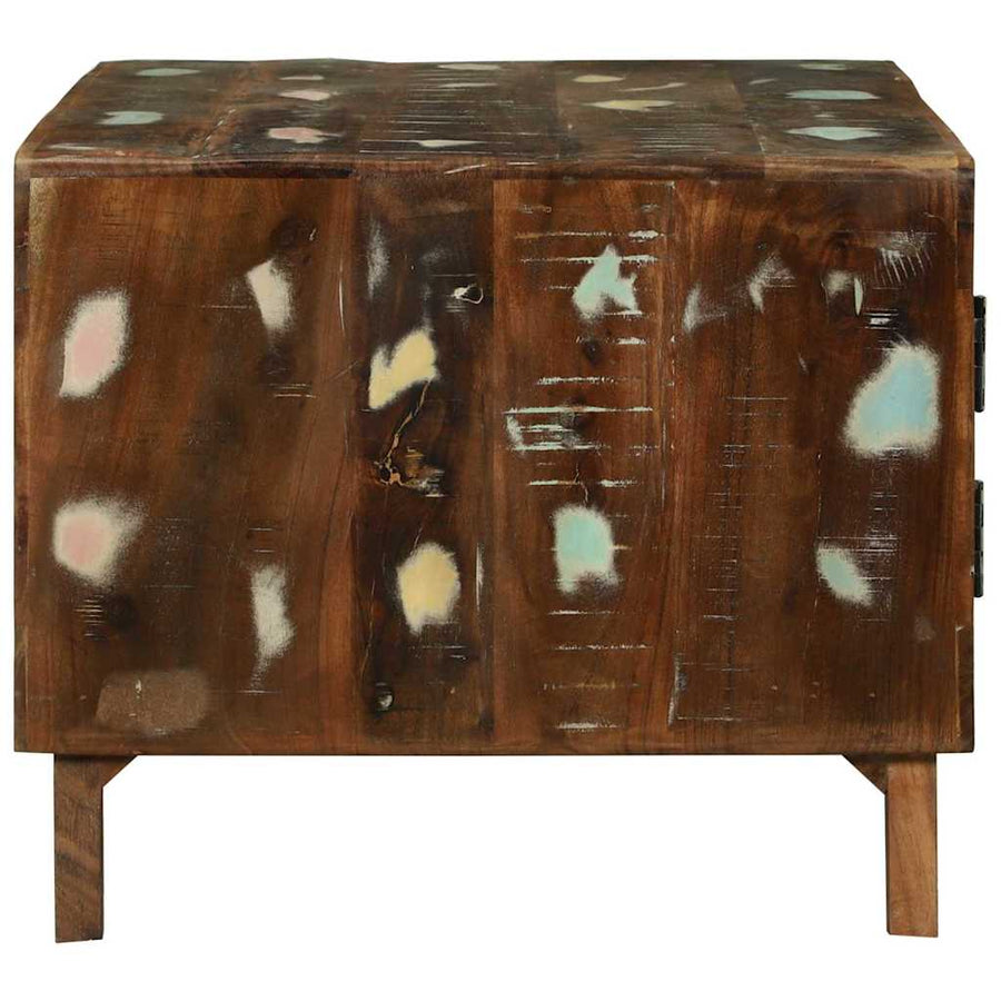 Salontafel Multikleur 80 x 54 x 45 cm Massief Gerecycled Hout