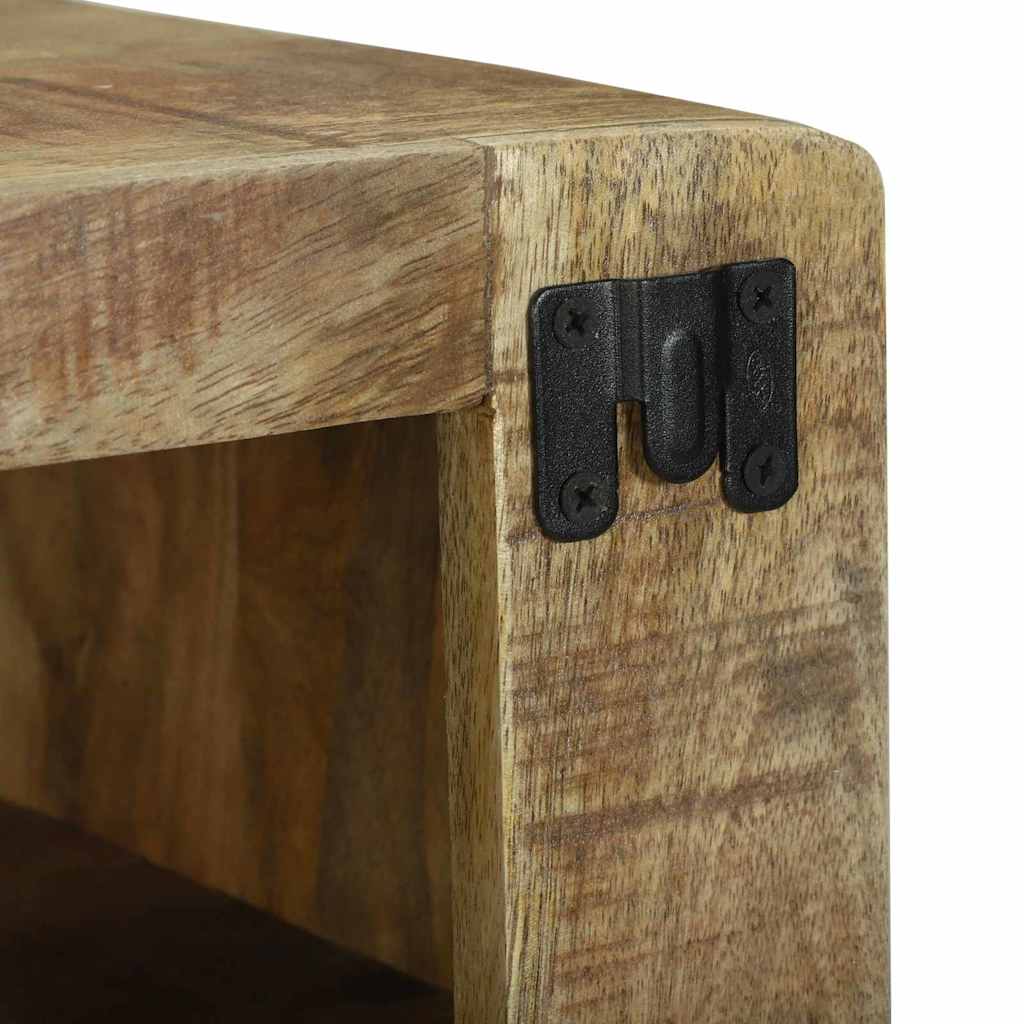 TV-kast met plank Bruin 60 x 32 x 36 cm Massief mangohout