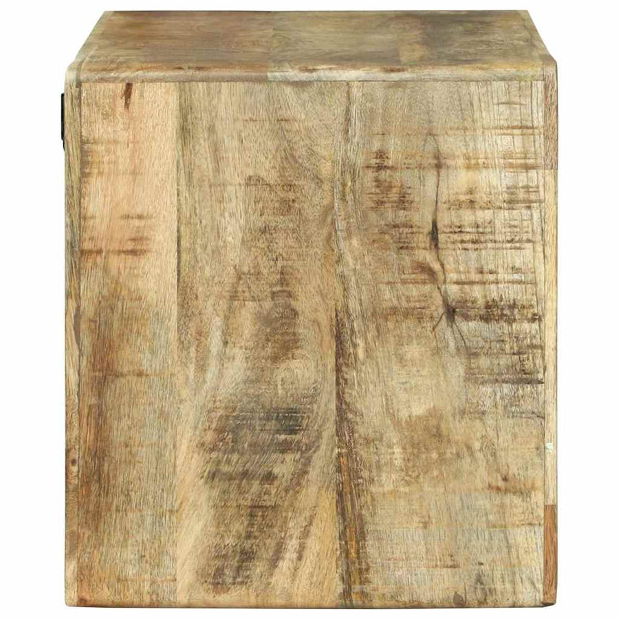 TV-kast met plank Bruin 60 x 32 x 36 cm Massief mangohout