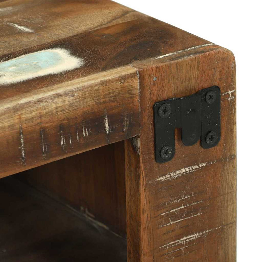 TV-kast Multikleur 60 x 32 x 36 cm Massief gerecycled hout