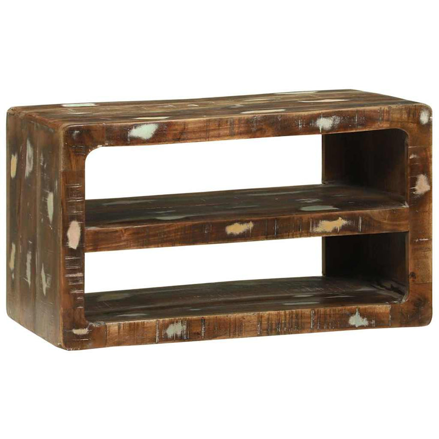 TV-kast Multikleur 60 x 32 x 36 cm Massief gerecycled hout