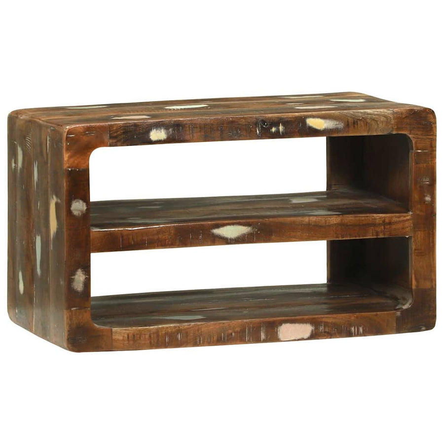 TV-kast Multikleur 60 x 32 x 36 cm Massief gerecycled hout