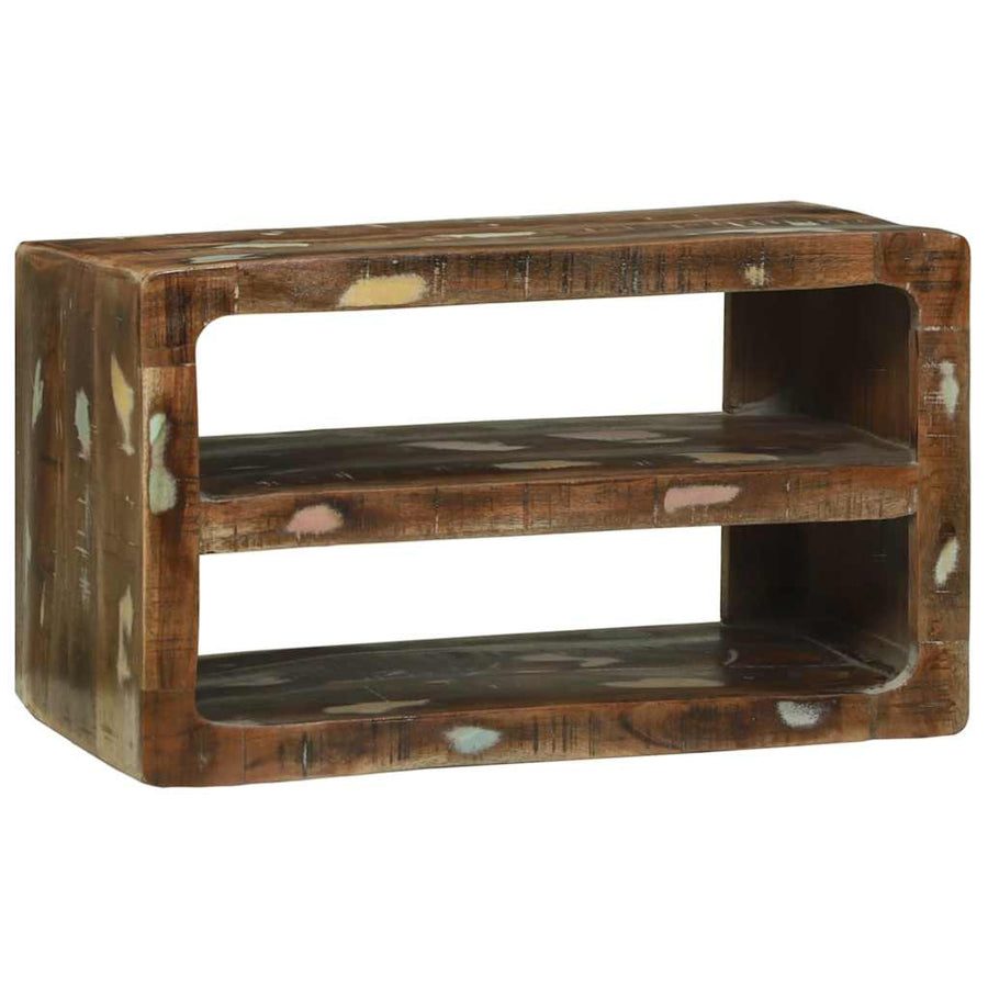 TV-kast Multikleur 60 x 32 x 36 cm Massief gerecycled hout