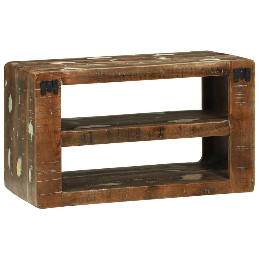 TV-kast Multikleur 60 x 32 x 36 cm Massief gerecycled hout