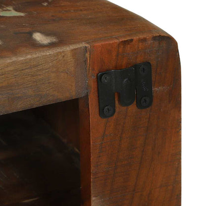 TV-kast Multikleur 80 x 32 x 36 cm Massief gerecycled hout