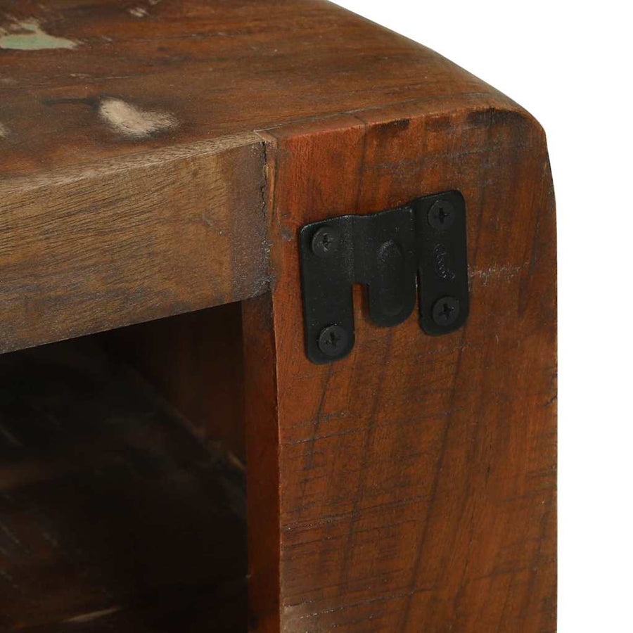 TV-kast Multikleur 80 x 32 x 36 cm Massief gerecycled hout