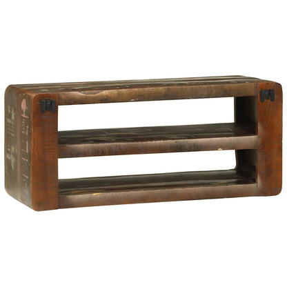 TV-kast Multikleur 80 x 32 x 36 cm Massief gerecycled hout