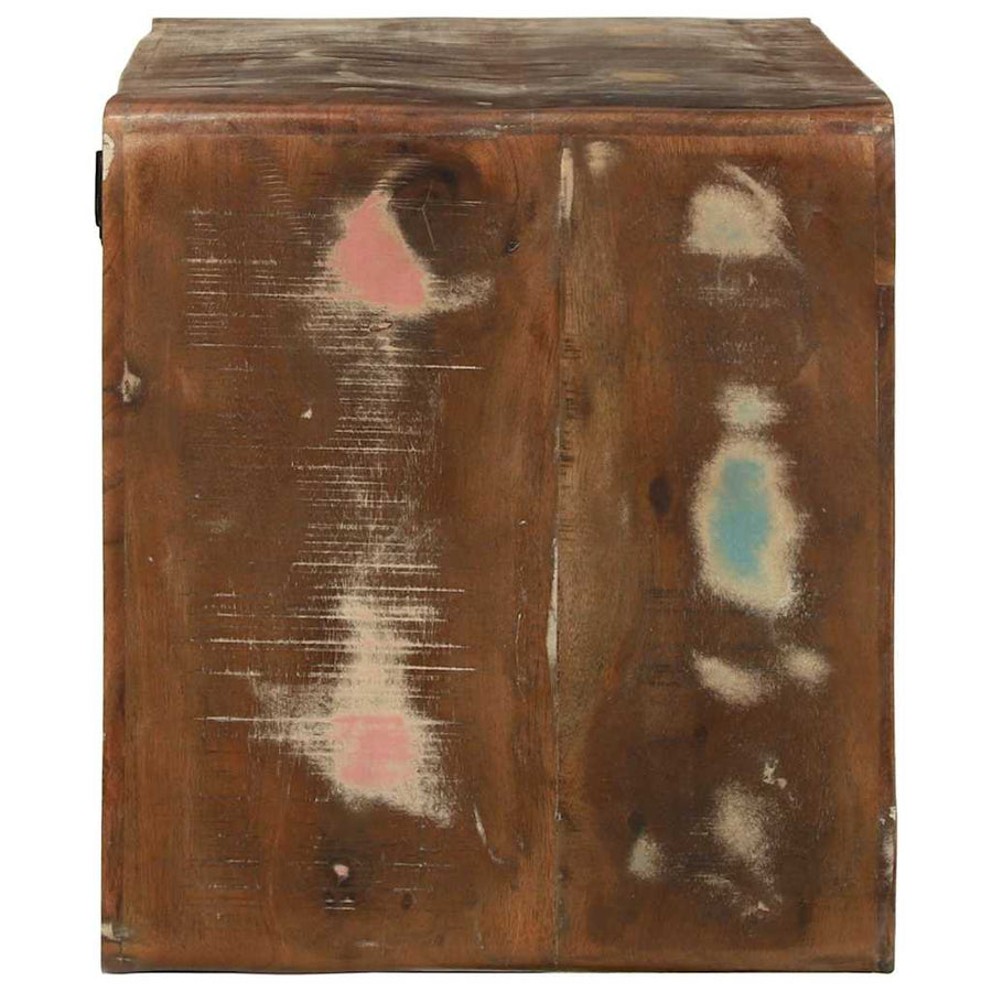 TV-kast Multikleur 80 x 32 x 36 cm Massief gerecycled hout