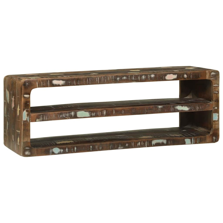TV-kast Multikleur 100 x 32 x 36 cm Massief gerecycled hout