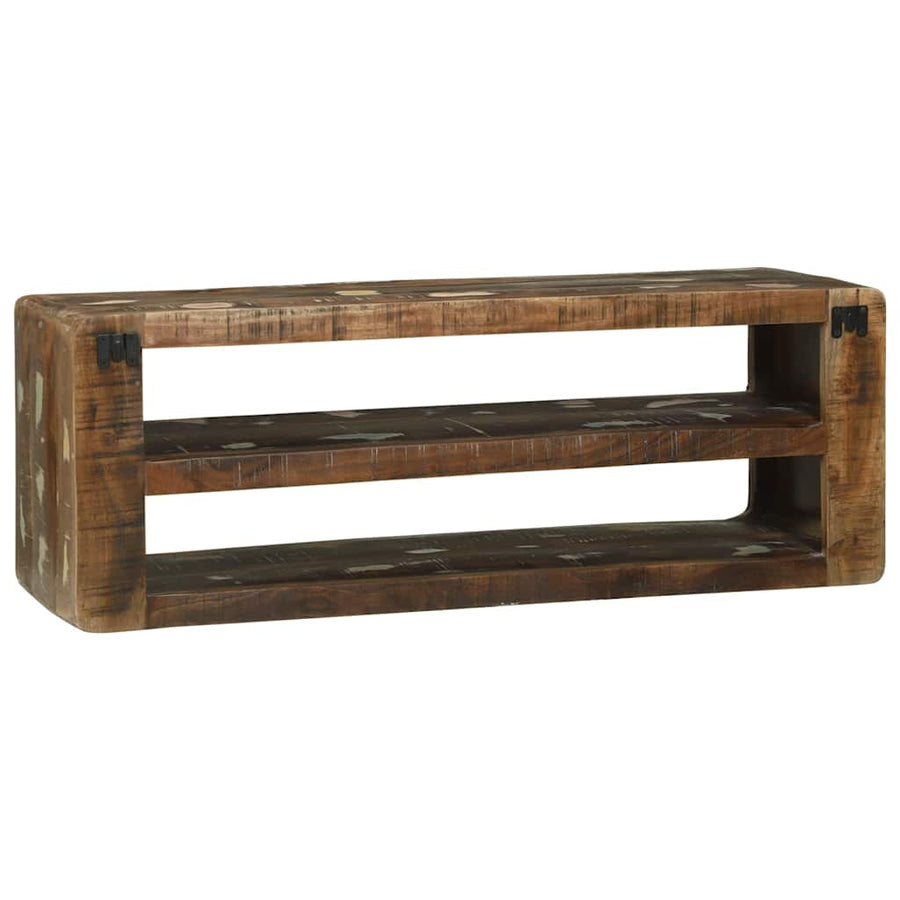 TV-kast Multikleur 100 x 32 x 36 cm Massief gerecycled hout