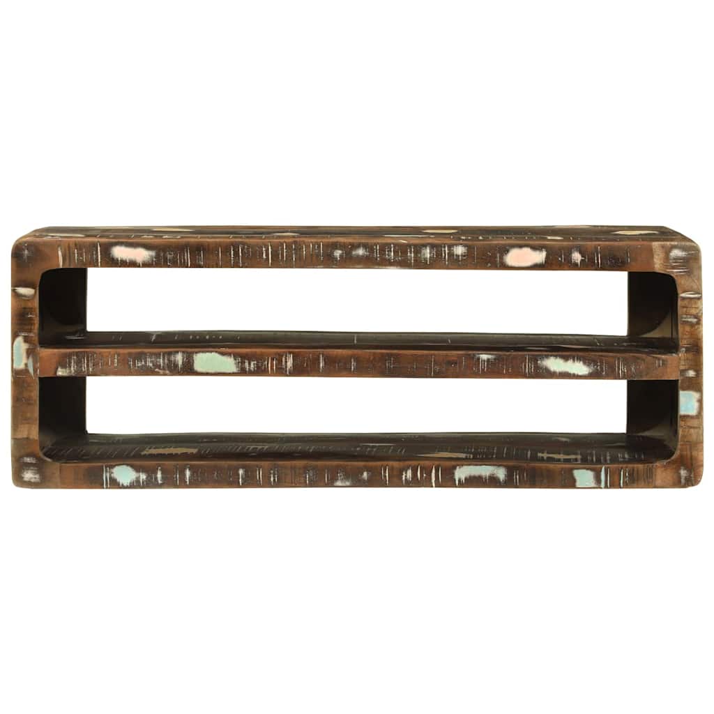 TV-kast Multikleur 100 x 32 x 36 cm Massief gerecycled hout