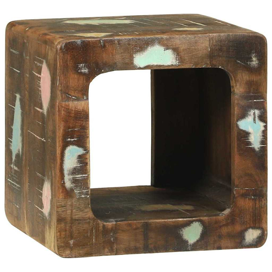 TV Eenheden met plank 2 pcs Multikleur Massief Gerecycled Hout