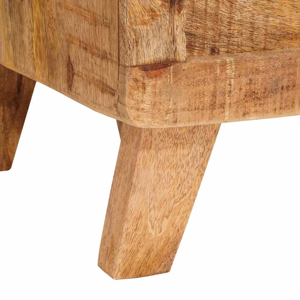 Opbergbox Met Opslag Met Slot 70 X 35 X 40 Cm Massief Mangohout Massief ruw mangohout