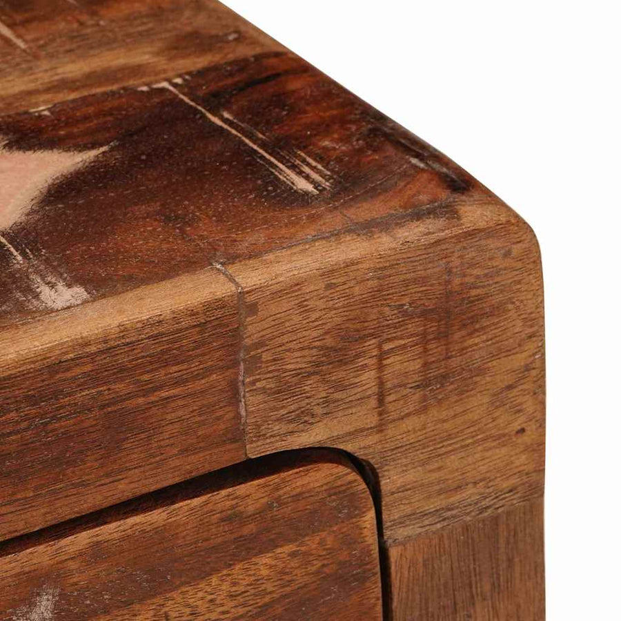 Wandkastje Multikleur 40 x 30 x 36 cm massief gerecycled hout