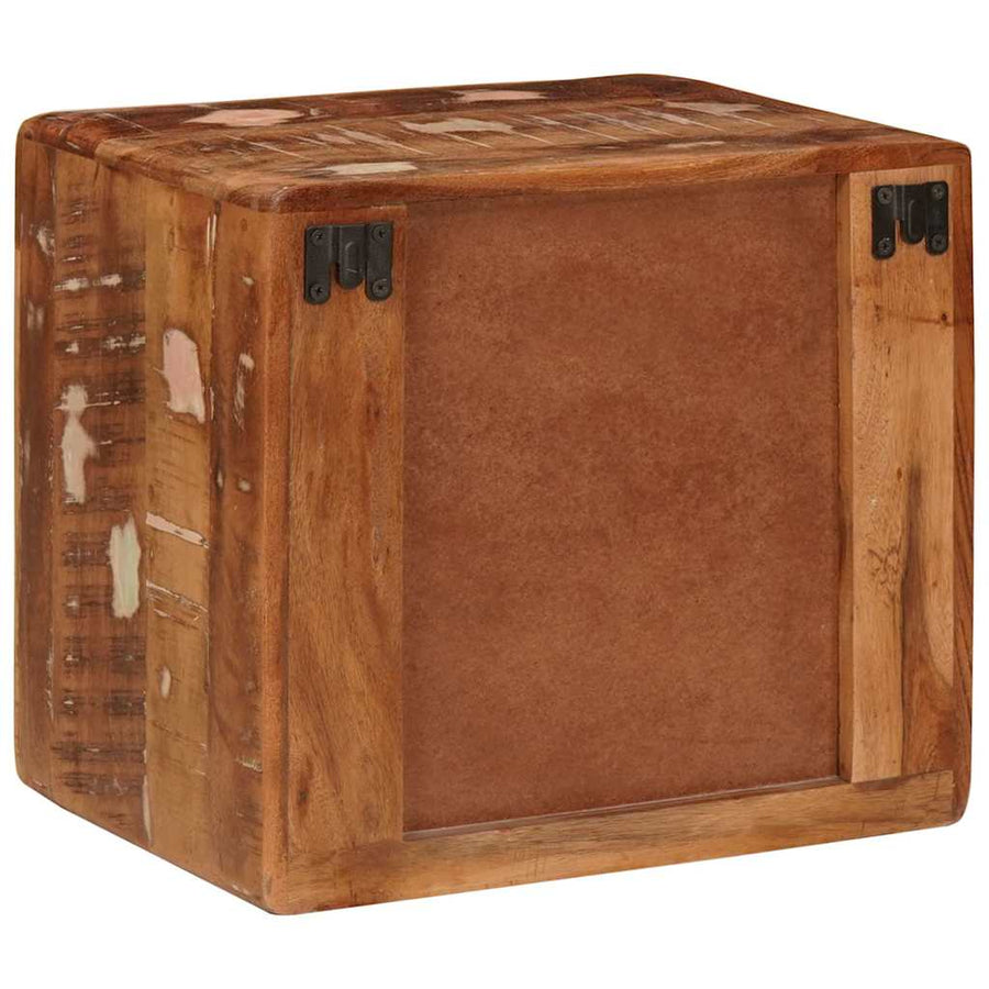 Wandkastje Multikleur 40 x 30 x 36 cm massief gerecycled hout