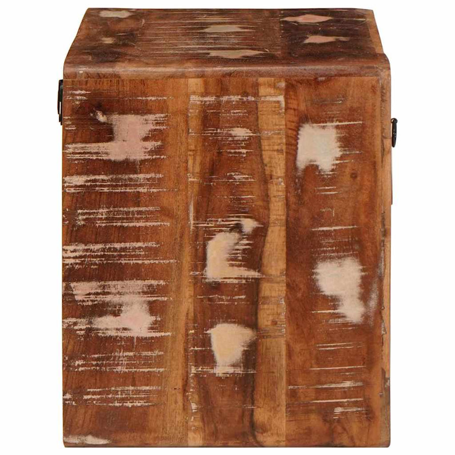 Wandkastje Multikleur 40 x 30 x 36 cm massief gerecycled hout