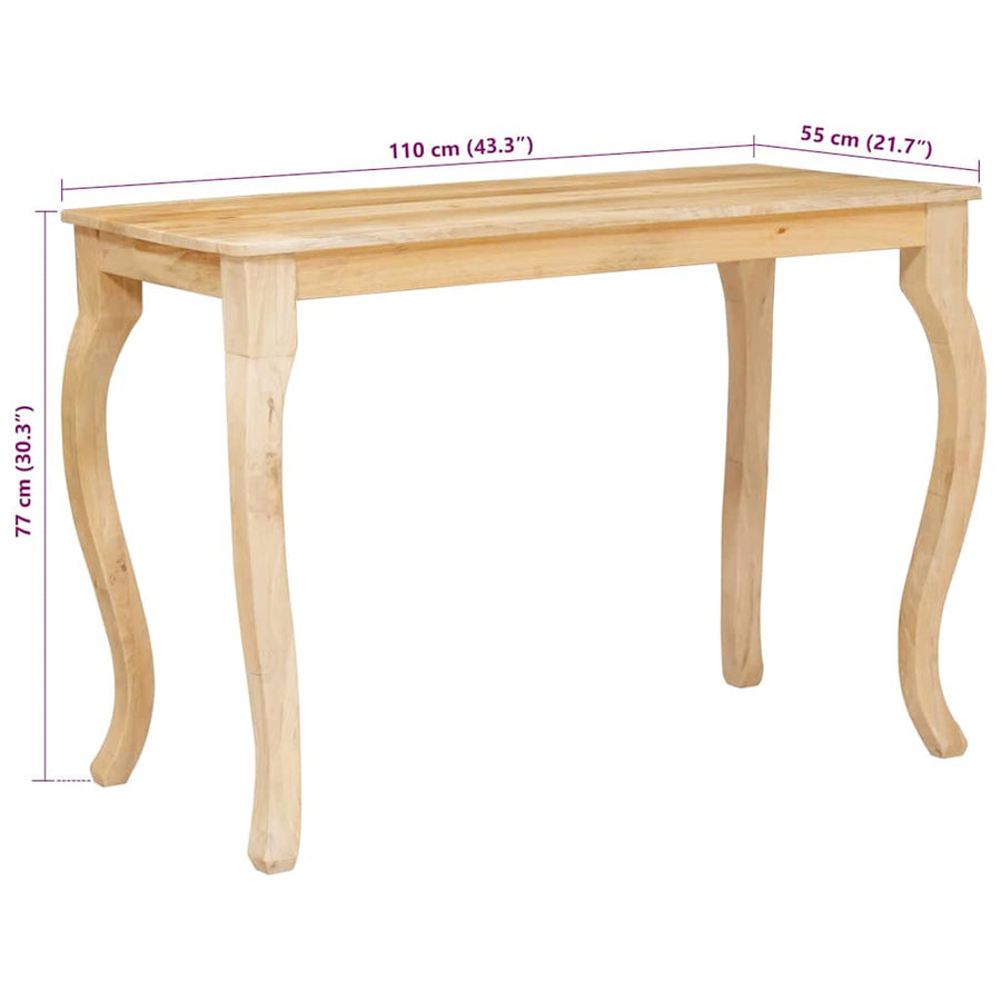 Salontafel Bruin 100 x 55 x 77 cm massief mangohout