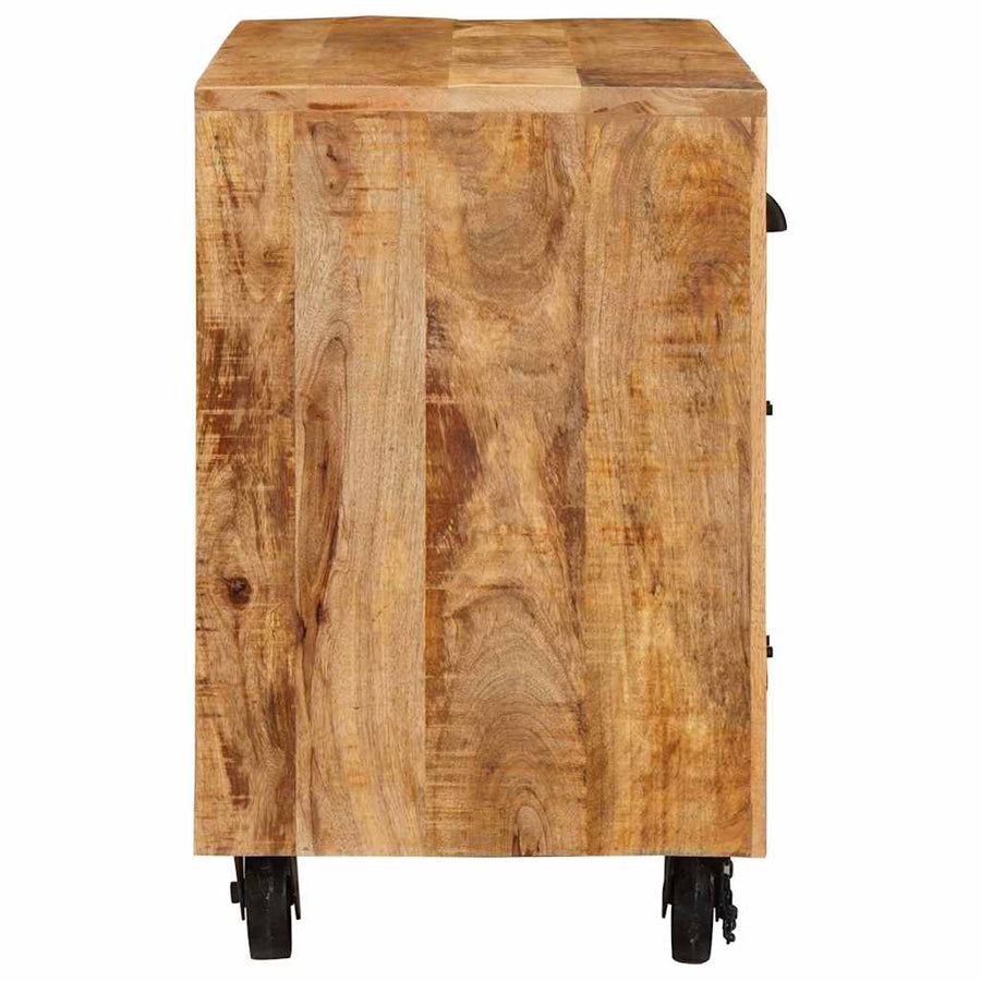 Bijzetkast Bruin 70 x 38 x 63 cm massief mangohout