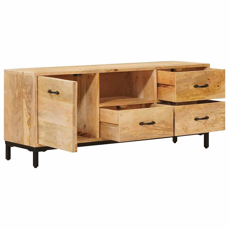 Tv-meubels met lade Bruin 110 x 30 x 46 cm Massief Mango Hout